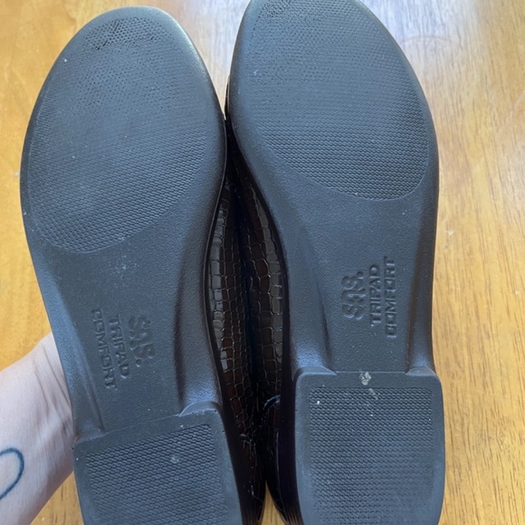 SAS Simplify Everyday Loafer Brown Croc Lightweight Slip On Moccasin, Size 7.5 M - Picture 7 of 11